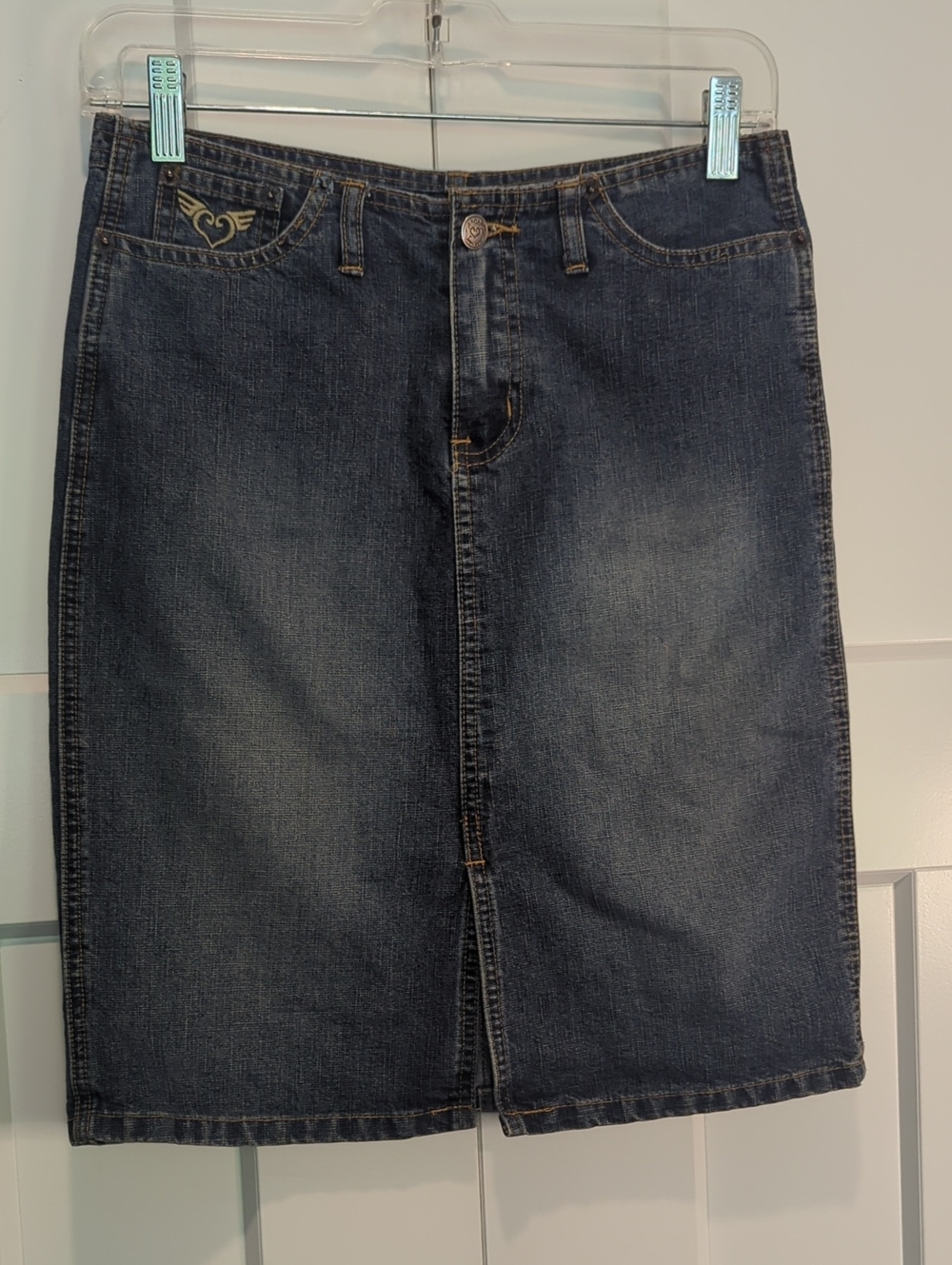 Vintage 1990s/2000 Angels Denim Skirt Size 3